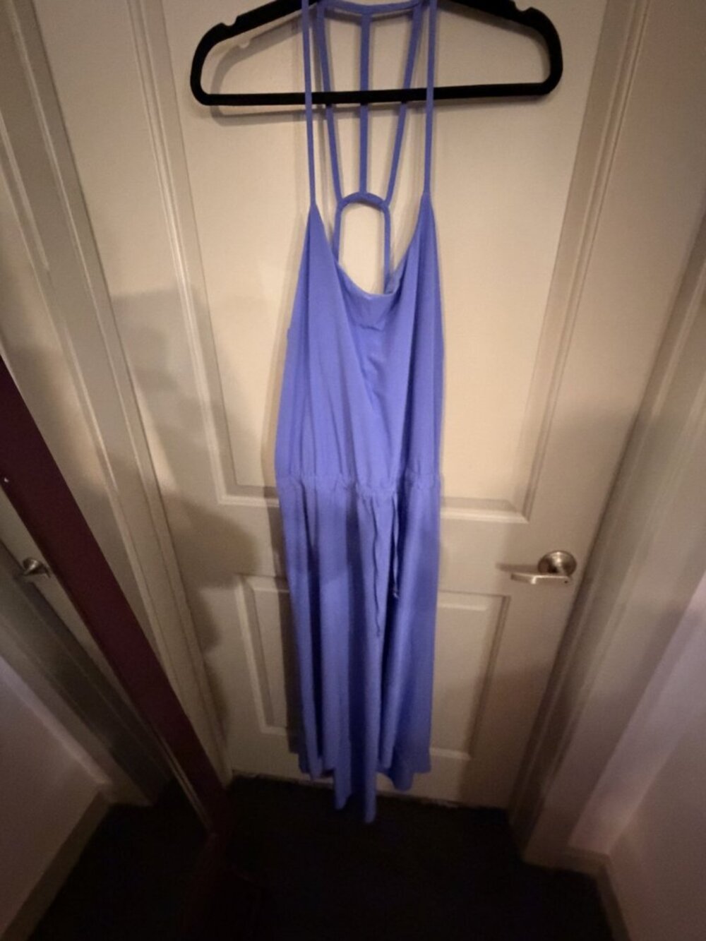 Athleta Purple Strappy Racerback Athletic Dress Size 10